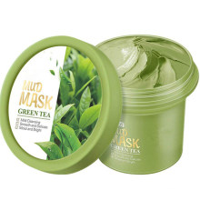 Masque de boue verte de visage d&#39;OEM hydratant le masque de peau de lissage de nettoyage en profondeur doux